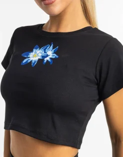 Online ECHT Glory Cropped Tee Black
