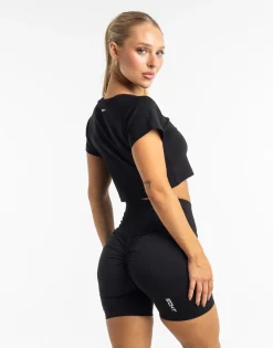 Online ECHT Glory Cropped Tee Black