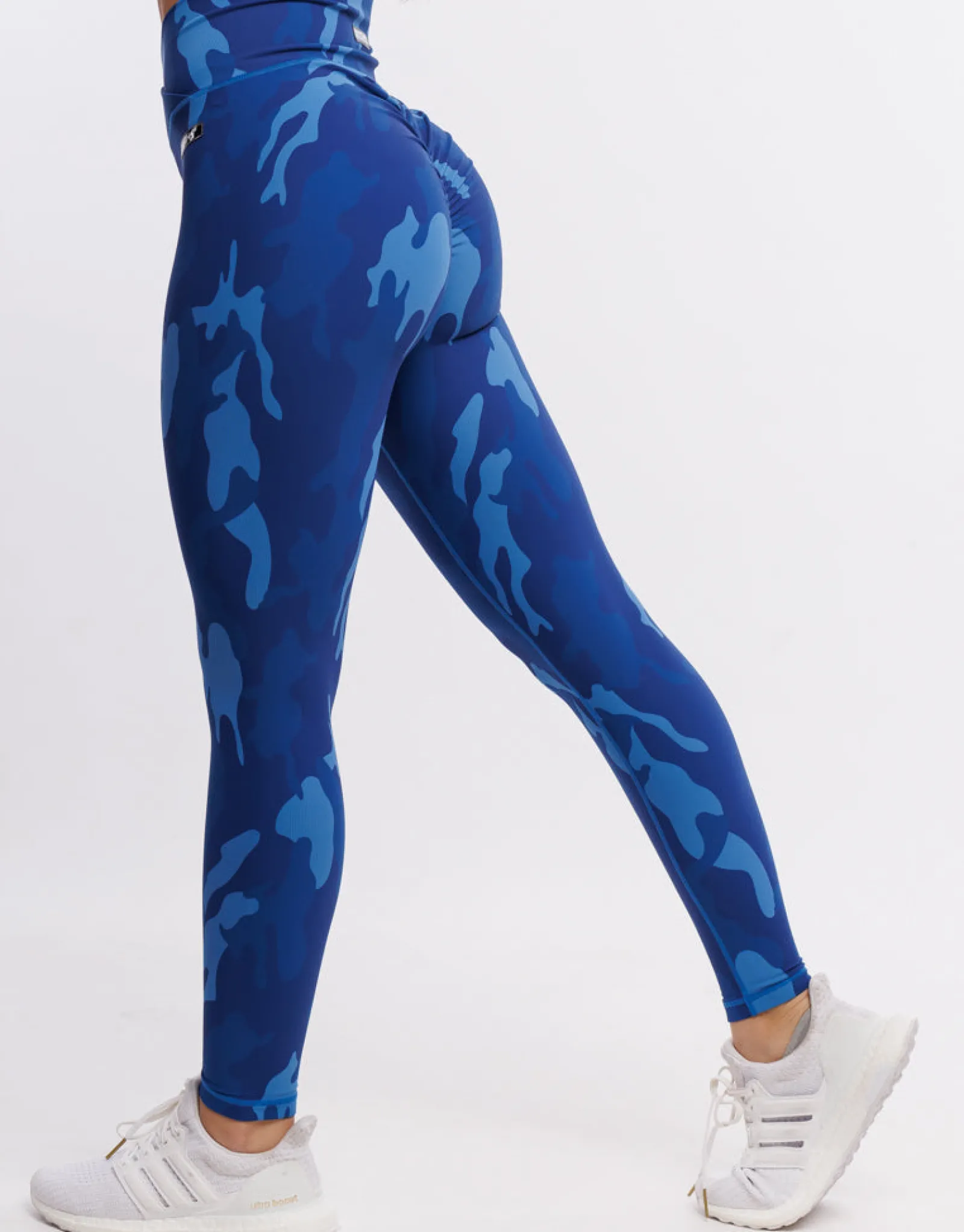 New ECHT Hyper Camo Leggings Hyper Blue