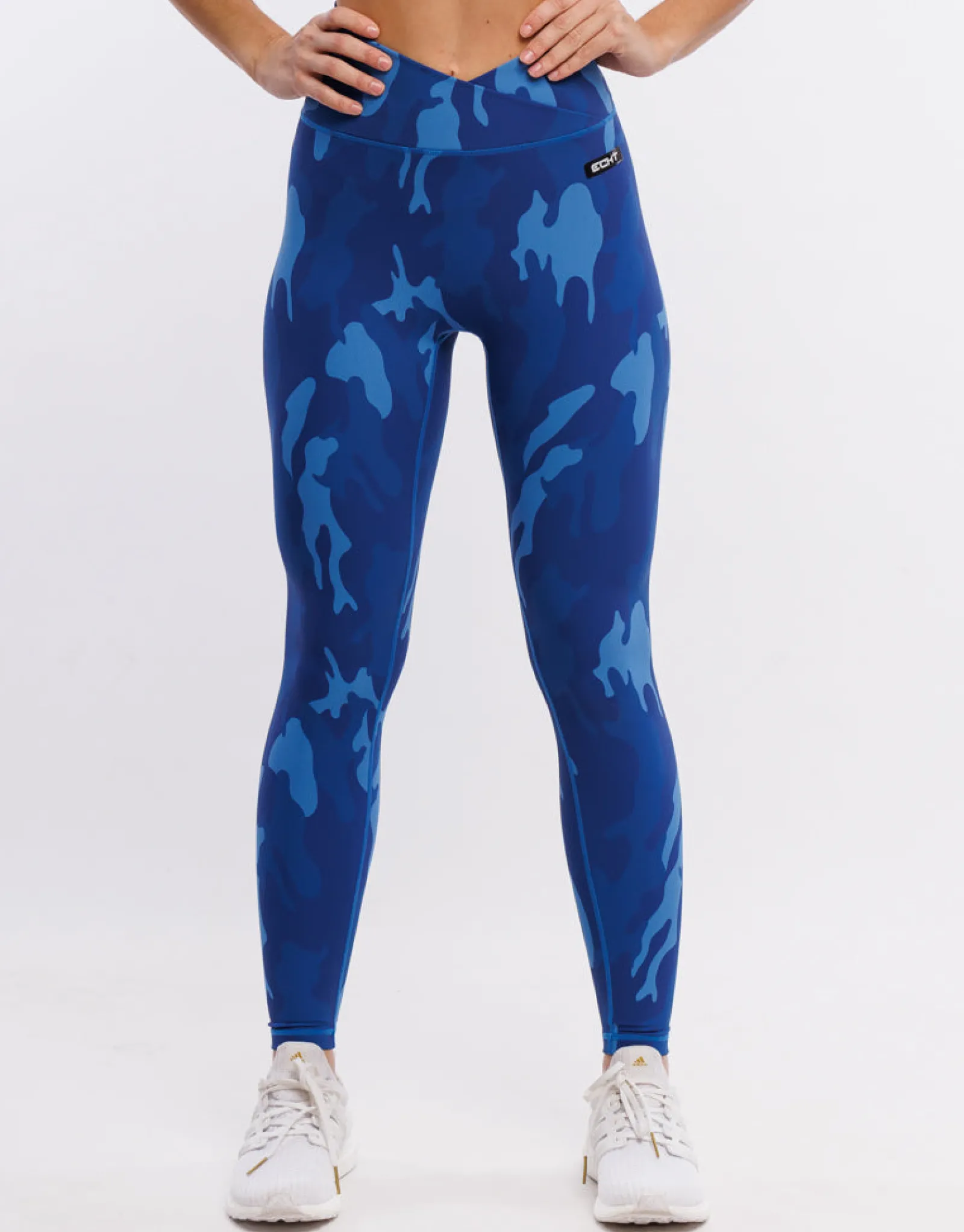 New ECHT Hyper Camo Leggings Hyper Blue