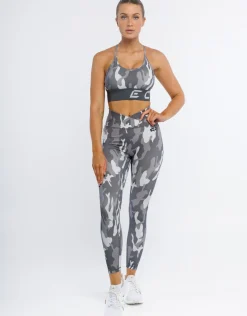 Best ECHT Hyper Camo Sports Bra Stealth Grey