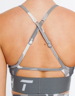 Best ECHT Hyper Camo Sports Bra Stealth Grey
