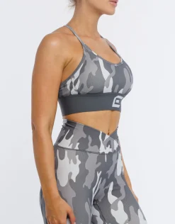 Best ECHT Hyper Camo Sports Bra Stealth Grey