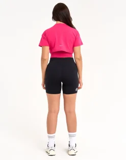 Best ECHT Layered Cropped Tee Pink