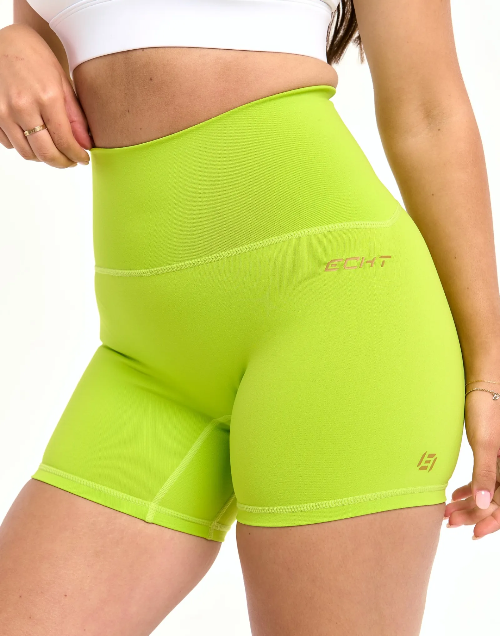 Hot ECHT Limitless Shorts 5" Lime Green