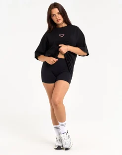 Sale ECHT Love Oversize Tee Black