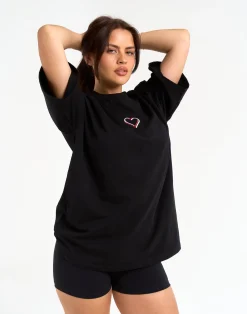 Sale ECHT Love Oversize Tee Black