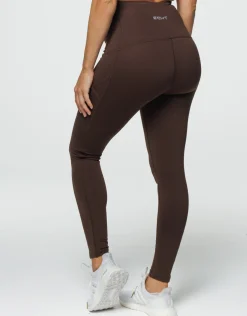 Hot ECHT Maternity Pocket Leggings Fudge Brown