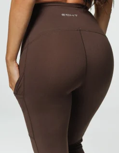 Hot ECHT Maternity Pocket Leggings Fudge Brown