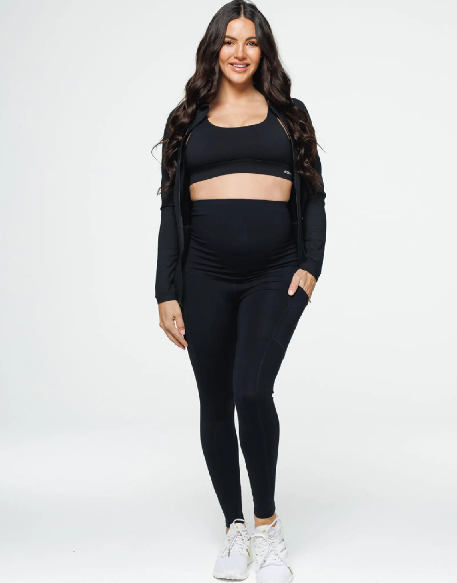 Outlet ECHT Maternity Pocket Leggings Black