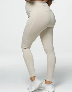 Discount ECHT Maternity Pocket Leggings Oatmeal