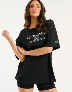 Best ECHT MLBRN Oversize Tee Black