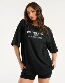 Best ECHT MLBRN Oversize Tee Black
