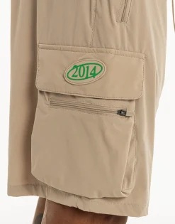 Fashion ECHT MLBRN Spear Shorts Taupe Grey