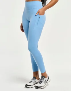 Fashion ECHT On-The-Go Utility Pocket Leggings Process Blue
