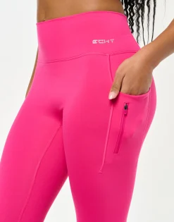 Fashion ECHT On-The-Go Utility Pocket Leggings Pink