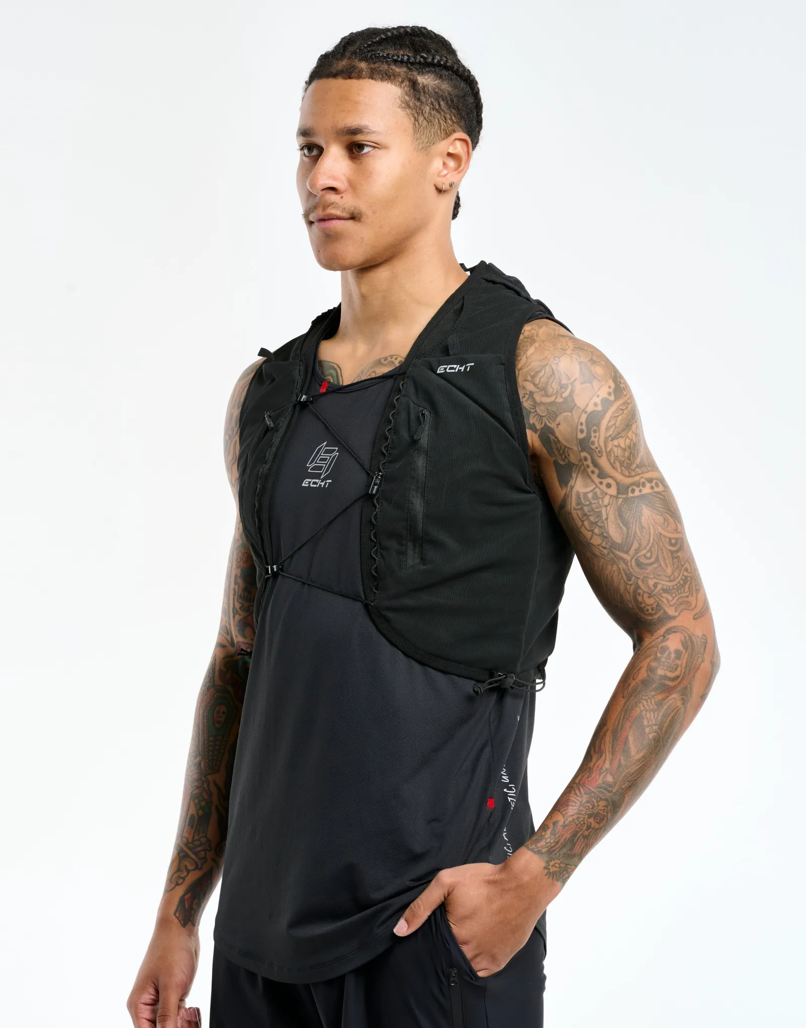 Sale ECHT Performance Hydration Vest Black (Unisex)
