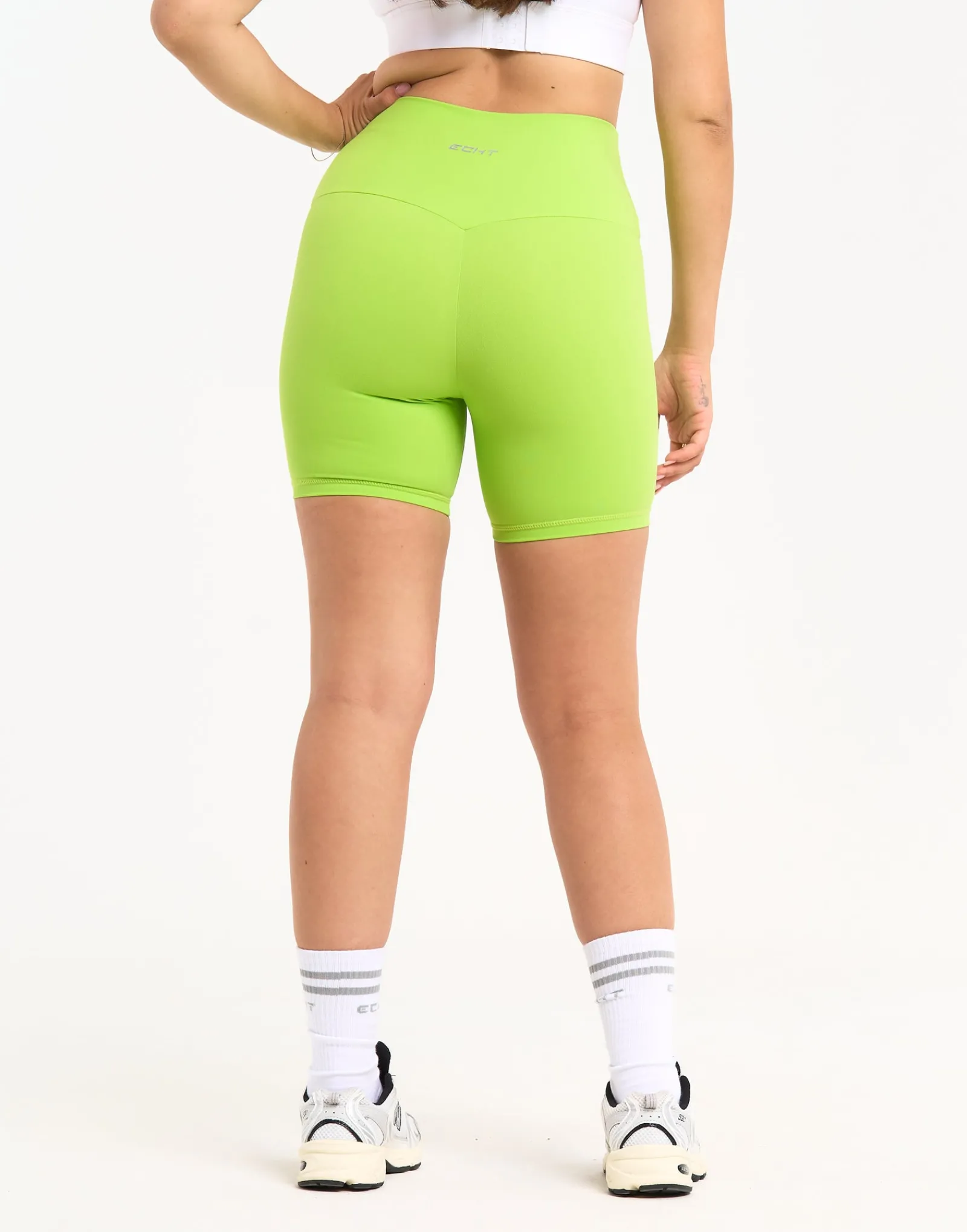 Fashion ECHT Range Bike Shorts 6" Lime Green