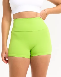 New ECHT Range Bike Shorts 4" Lime Green