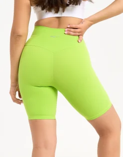 New ECHT Range Bike Shorts 8" Lime Green