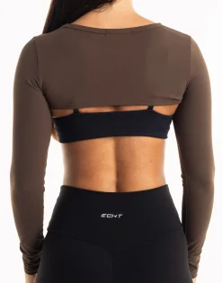 Outlet ECHT Range Long Sleeve Fudge Brown