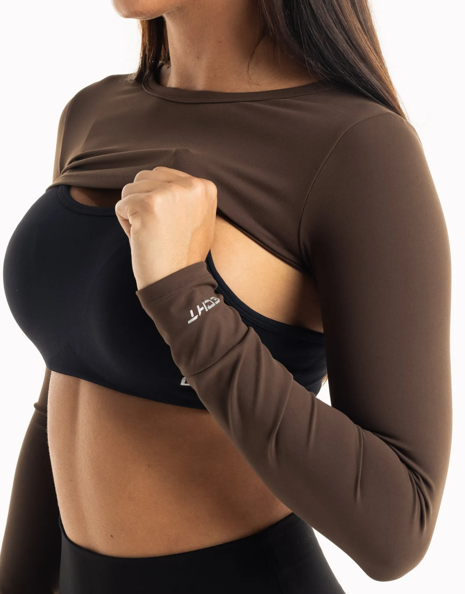 Outlet ECHT Range Long Sleeve Fudge Brown