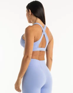 Clearance ECHT Range Sports Bra Hydrangea Blue