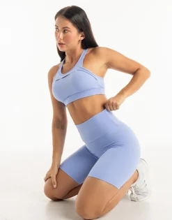 Clearance ECHT Range Sports Bra Hydrangea Blue