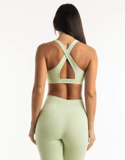 Fashion ECHT Range Sports Bra Sage Green