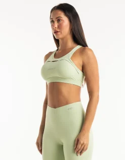 Fashion ECHT Range Sports Bra Sage Green