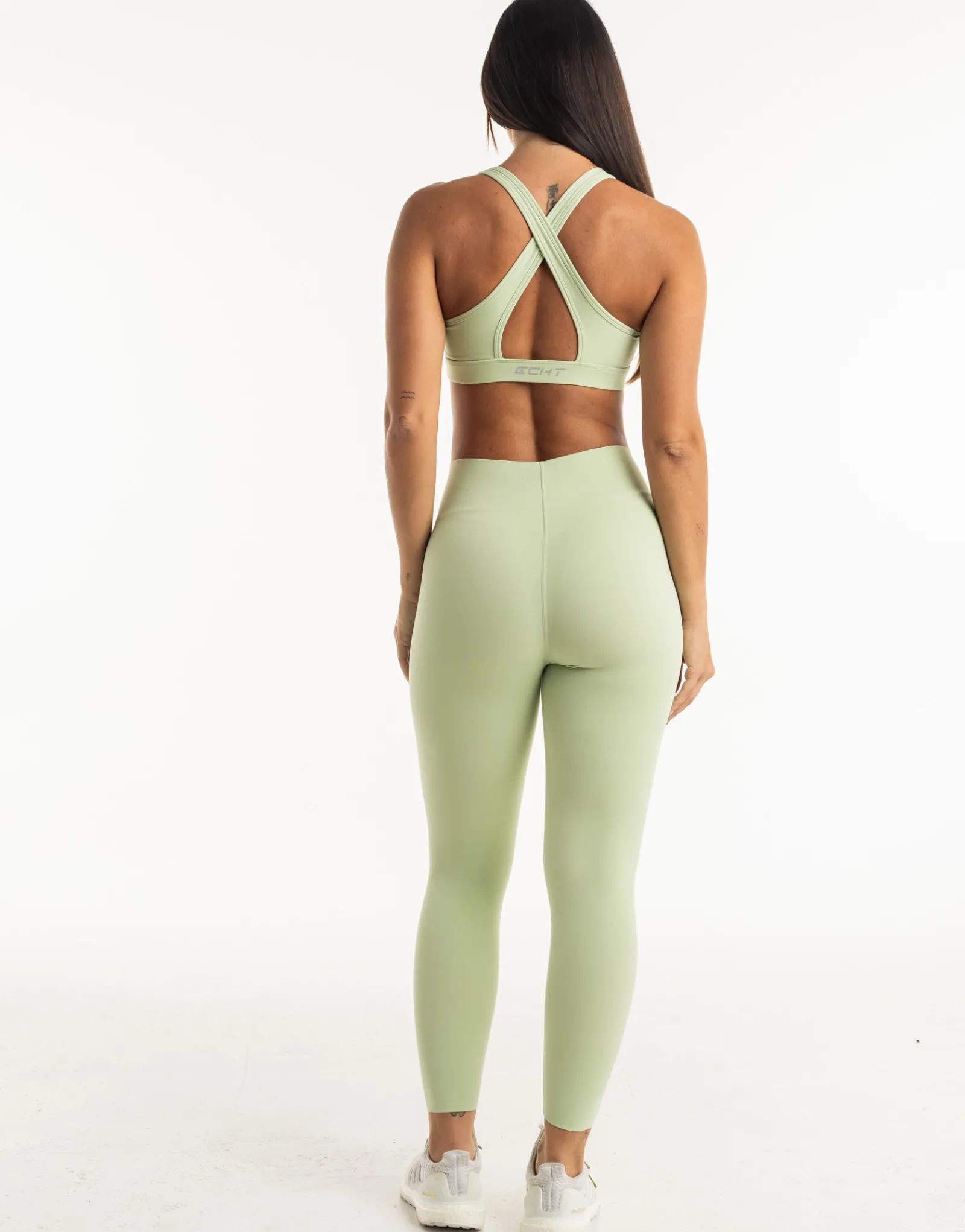 Fashion ECHT Range Sports Bra Sage Green
