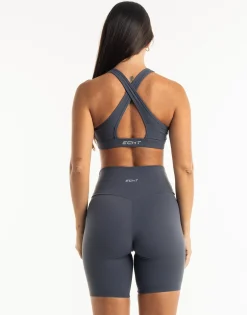 Discount ECHT Range Sports Bra Smoke Grey