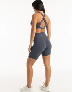 Discount ECHT Range Sports Bra Smoke Grey