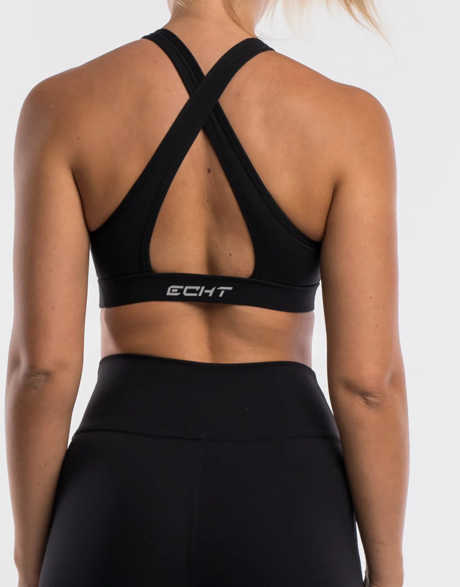Clearance ECHT Range Sports Bra Black