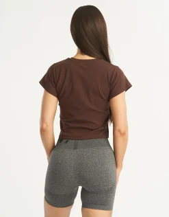 Fashion ECHT Review Baby Tee Fudge Brown