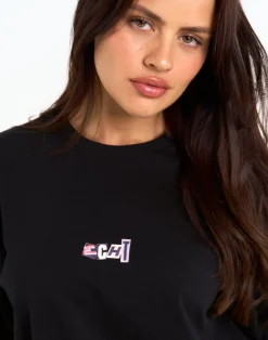 Clearance ECHT Review Oversize Tee Black