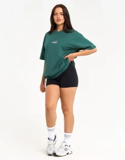 New ECHT Review Oversize Tee Green
