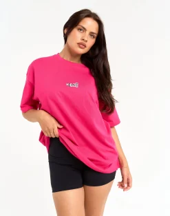 Hot ECHT Review Oversize Tee Pink