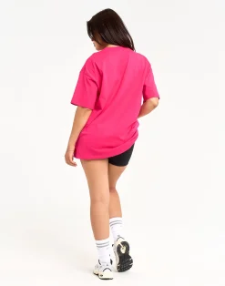 Discount ECHT Review Oversize Tee Pink