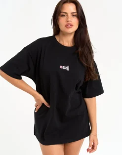 Fashion ECHT Review Oversize Tee Black