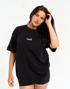 Fashion ECHT Review Oversize Tee Black