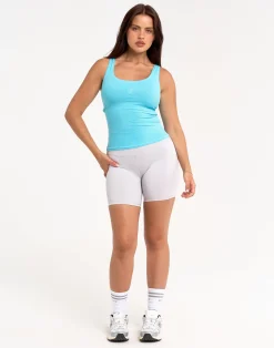 Outlet ECHT Ribbed Sculpt Tank Baby Blue