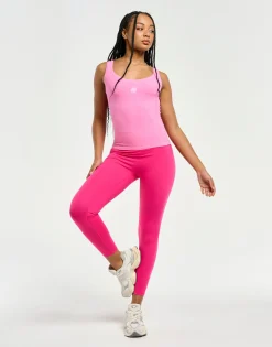 Hot ECHT Ribbed Sculpt Tank Pink