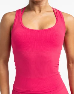 Sale ECHT Ribbed Tank Bright Pink