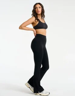 Discount ECHT Sculpt Flare Lycra Pocket Leggings Black