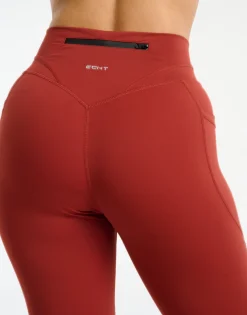 Best ECHT Sculpt Flare Lycra Pocket Leggings Brown