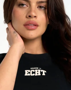 Discount ECHT Season II Tee Black Cream