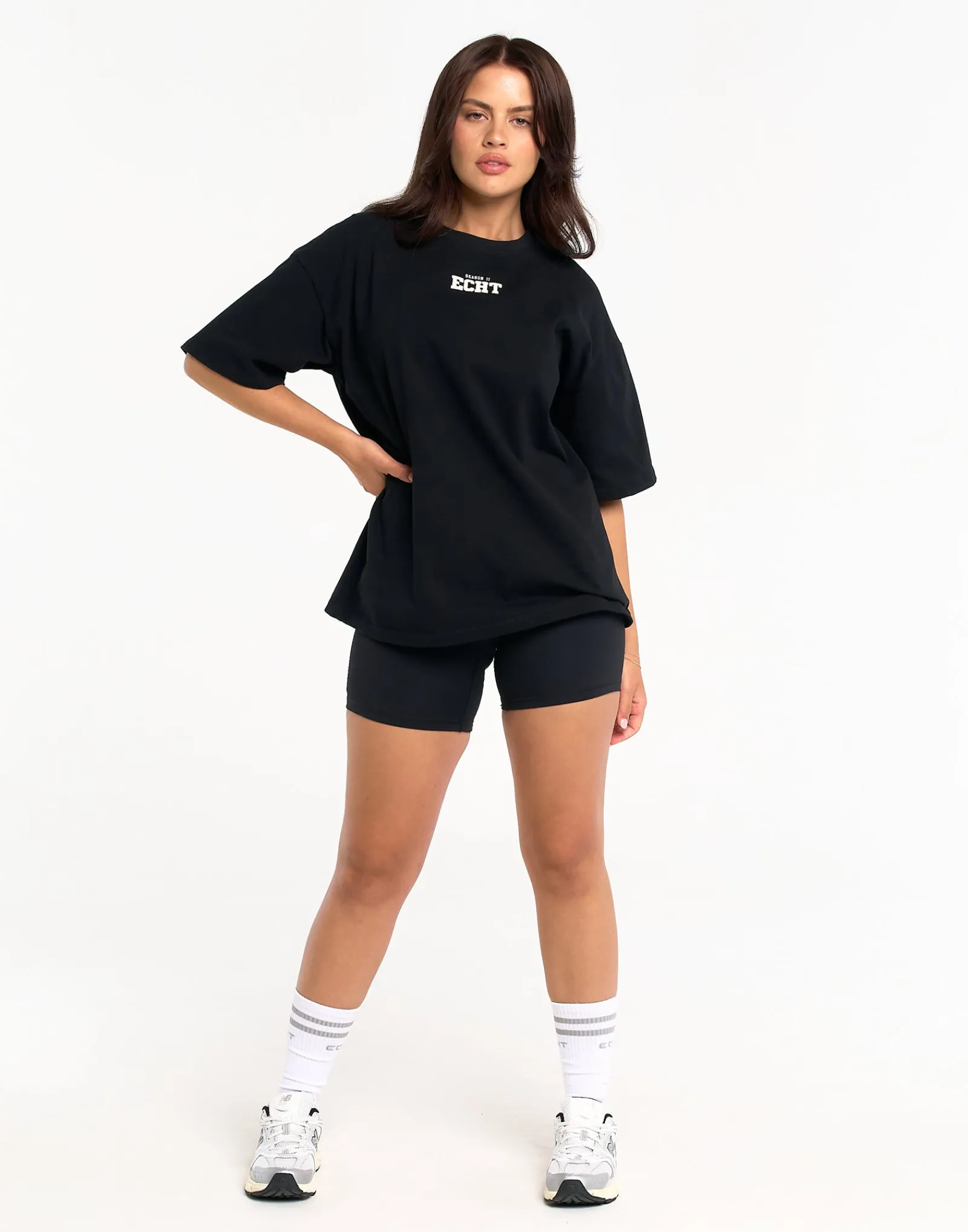Outlet ECHT Season II Tee Black Cream