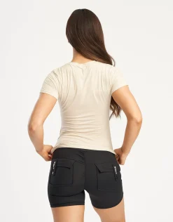 Outlet ECHT Shape Smoothing Tee Oatmeal