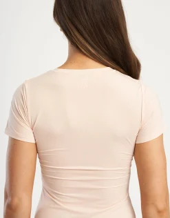 New ECHT Shape Smoothing Tee Blush Pink